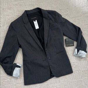 Banana Republic women's Classic Gray Blazer, machine wash, Size 4